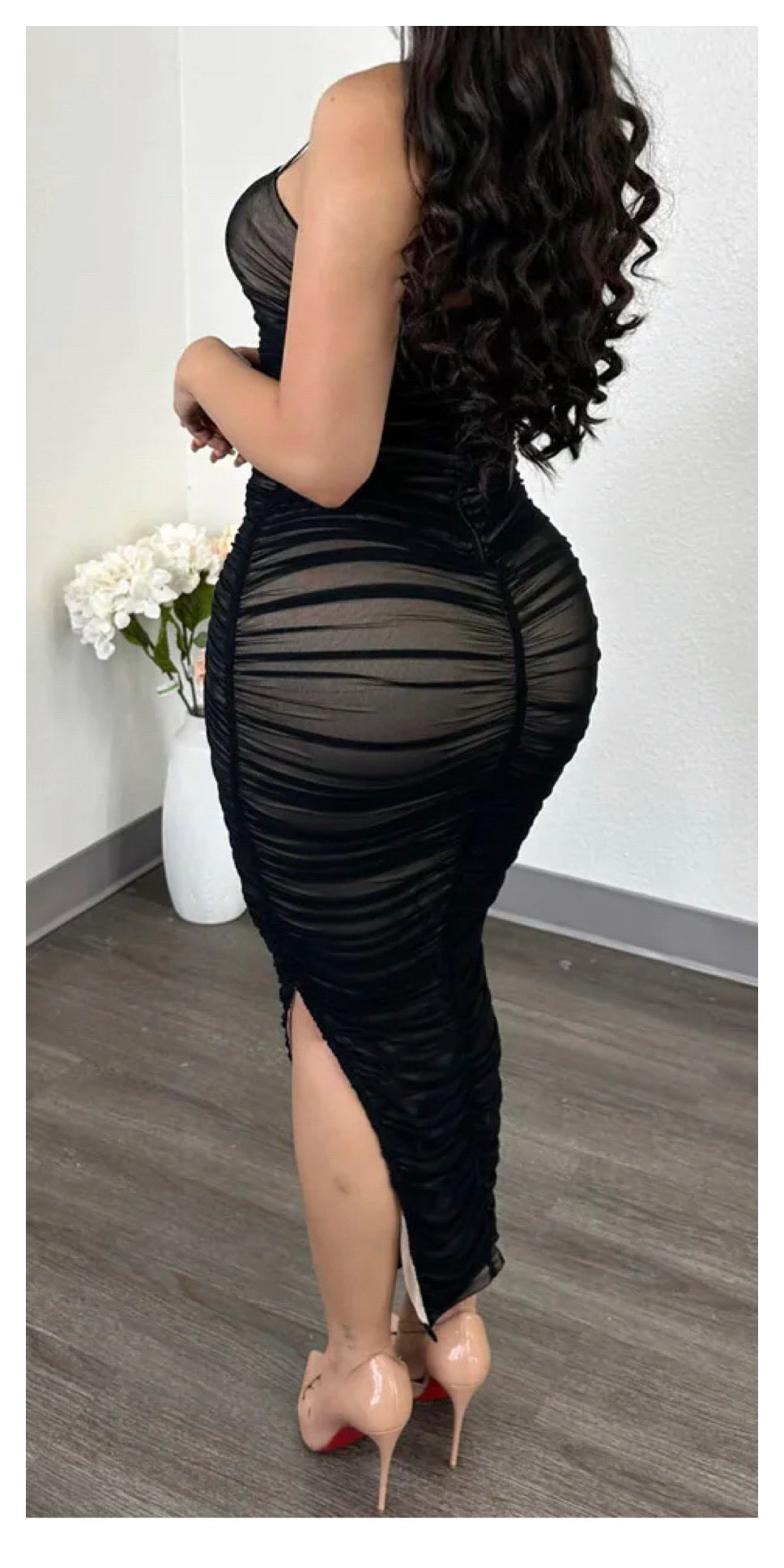 Flor Mesh Dress