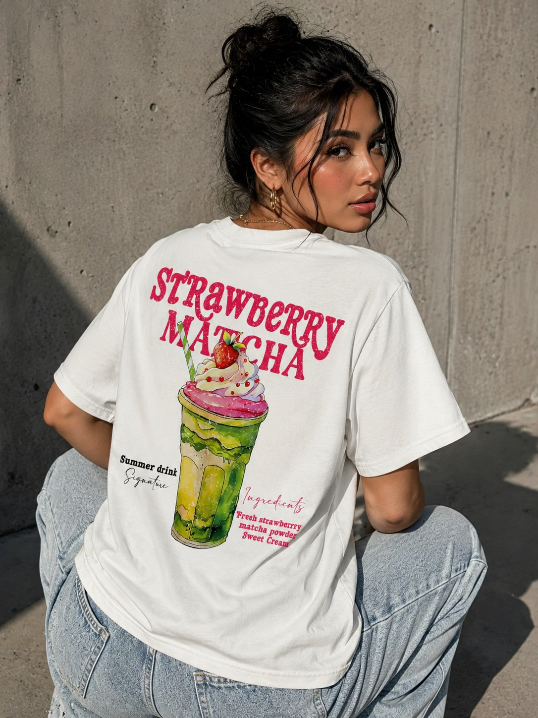 Strawberry Matcha T-Shirt